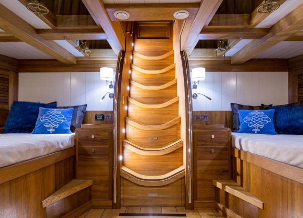 two bed cabin luxury sailing yacht john lewis sons malcolm miller