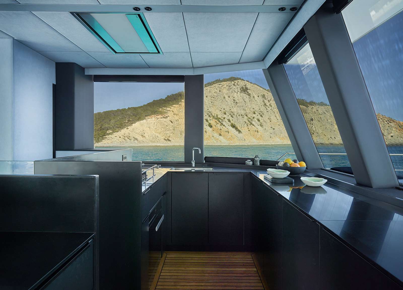 kitchen luxury catamaran sunreef supreme 68 midori