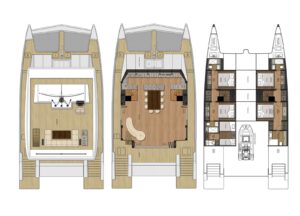 Yachtlayout Sunreef Supreme 68 “Midori”