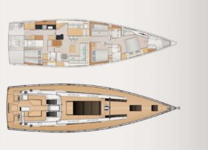 Yachtlayout Hanse 675 “Alizee”