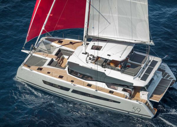 luxury catamaran charter fountaine pajot samana 59 alma