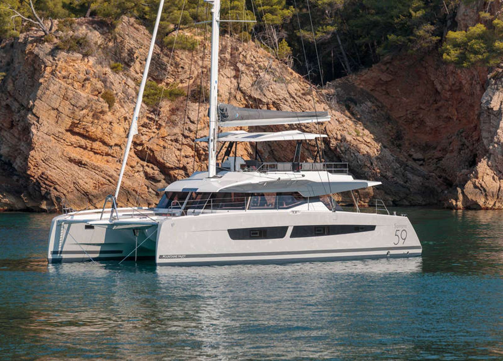 luxury catamaran fountaine pajot samana 59 alma charter