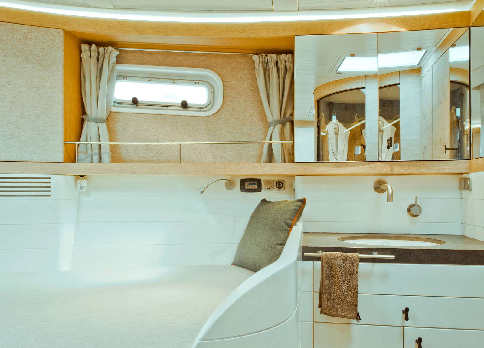 master cabin luxury sailing yacht opus 68 helene charter