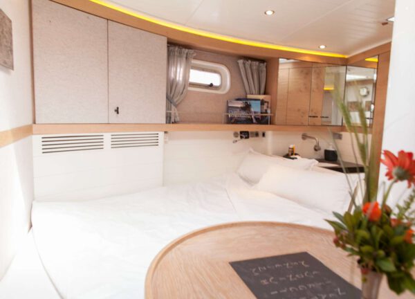 master cabin luxury sailing yacht opus 68 helene greece charter