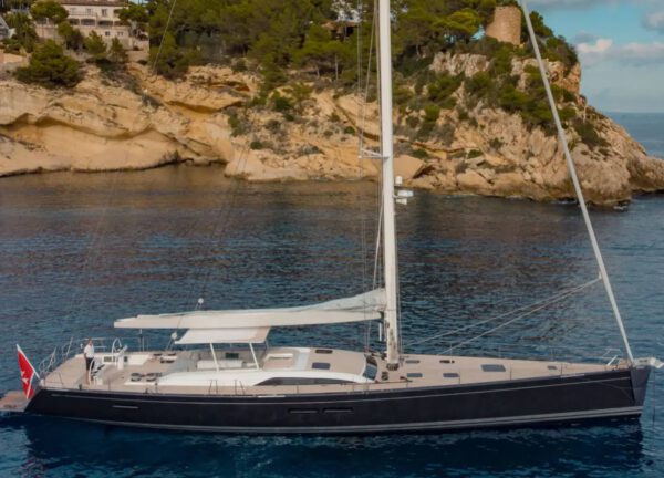 luxury yacht nautors swan 82 my1 western mediterranean
