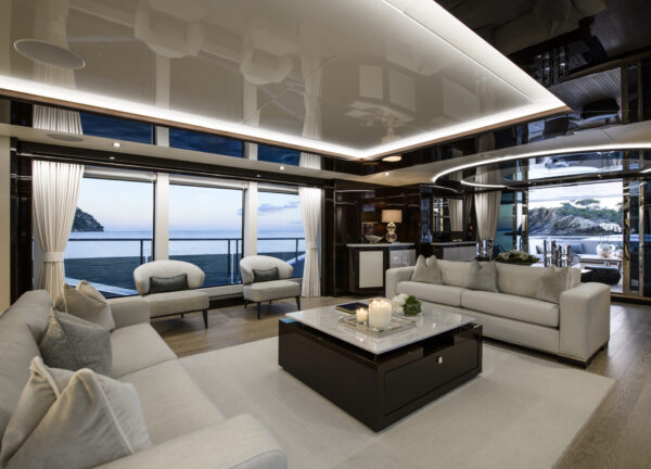 Sunseeker 40m berco voyager interior lounge