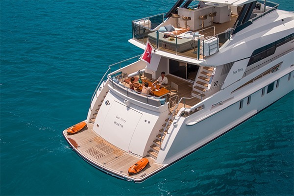 luxury Charter family yacht