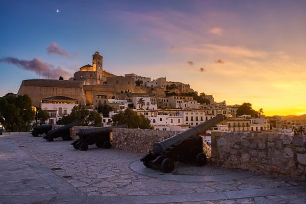 harbour Ibiza city fortress