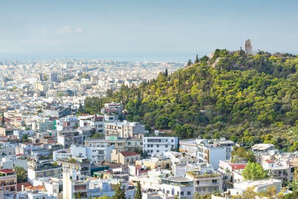 Luxury Yacht harbour athens greece philopappos hill