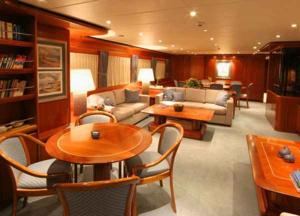 lounge luxury yacht heesen 35 balearic islands