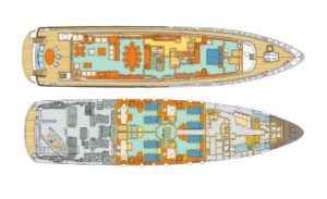 Yachtlayout Heesen 35 «Alcor»