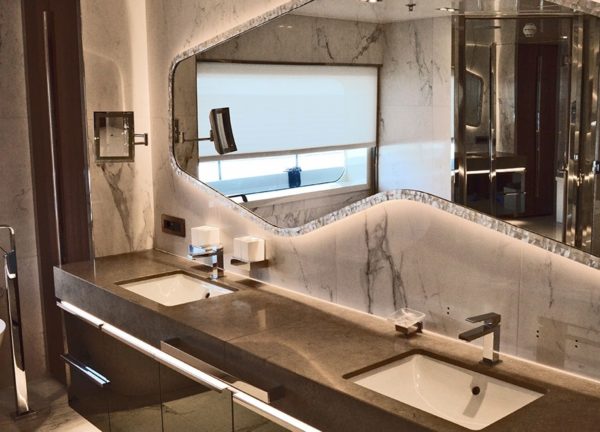 bathroom luxury yacht serenity 72 mediterranean sea