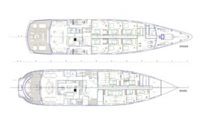 Yachtlayout Serenity 72m