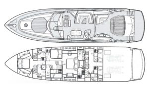 Yachtlayout Sunseeker Predator 82 «HOOLIGAN»