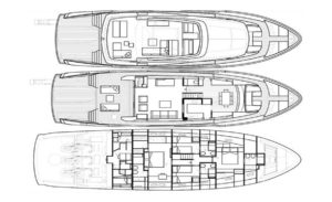 Yachtlayout Sanlorenzo SX88 «OZONE»