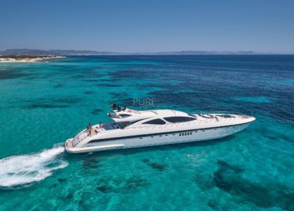 luxury yacht mangusta 130 shane balearic islands