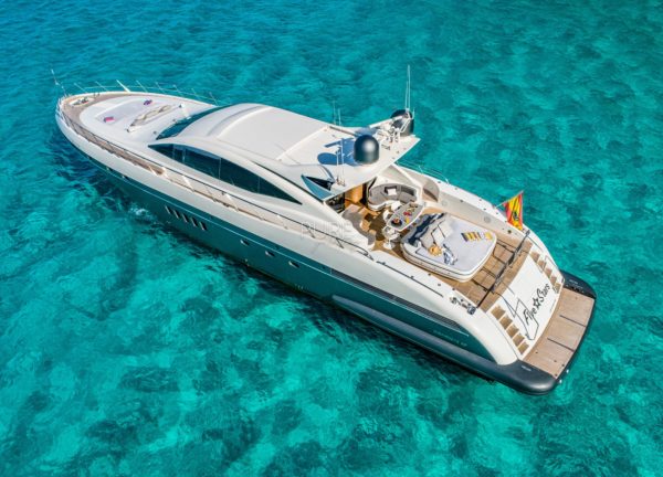 luxury yacht mangusta 92 five stars charter
