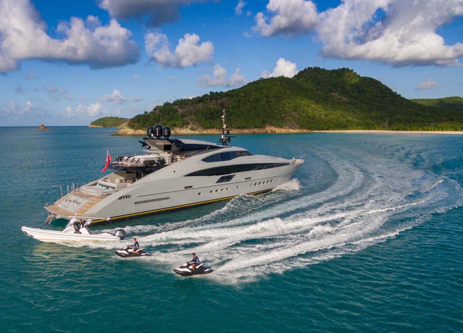 luxusyacht parker johnson 150 andiamo charter