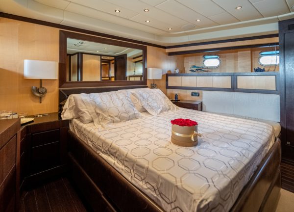 vip cabin luxury yacht mangusta 92 five stars balearics