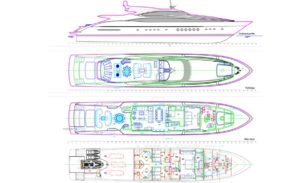 Yachtlayout Palmer Johnson 150 «Andiamo»