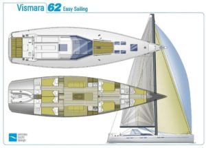 Yachtlayout Vismara Marine 62 «MIYABI»