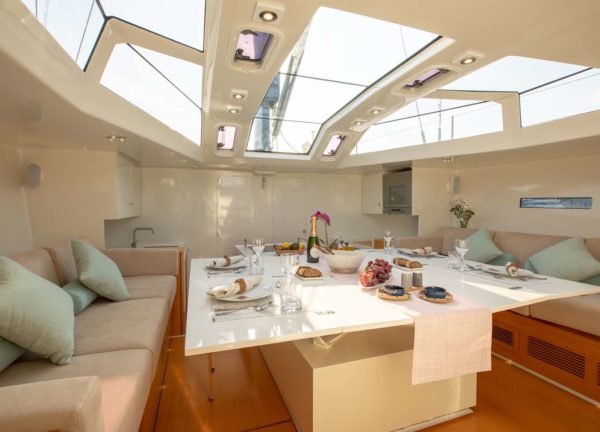 sailing yacht luxury charter miyabi balearic islands lounge