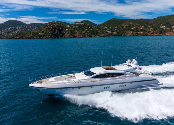 luxury yacht mangusta 108 lady b western mediterranean