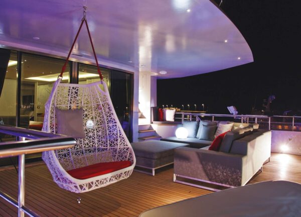 upperdeck seating luxury yacht charter zepter yacht 50m joyme
