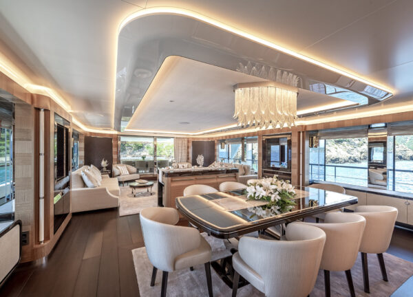 luxury yacht yildiz sunrise salon