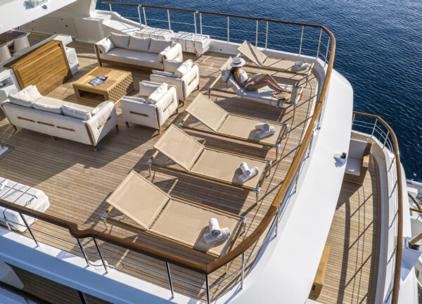 yacht yildiz sunrise bow deck