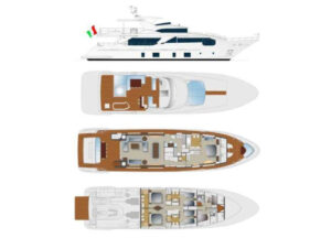 Yachtlayout Benetti Delfino 93 «Ocean Drive»