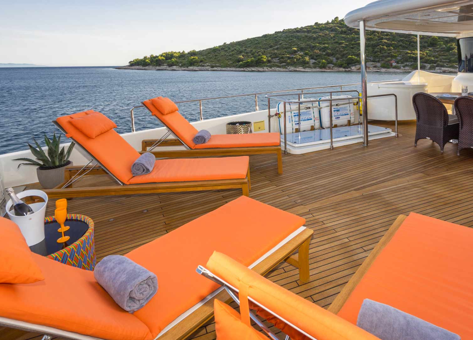 charter yacht croatia ferretti seventsense relax