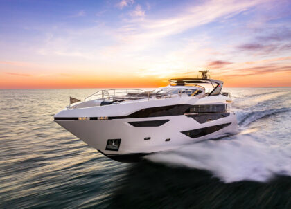 charter yacht croatia sunseeker 100 scorpion cruising