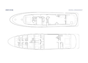 Yachtlayout CRN Ancona 34m «Spirit of MK»