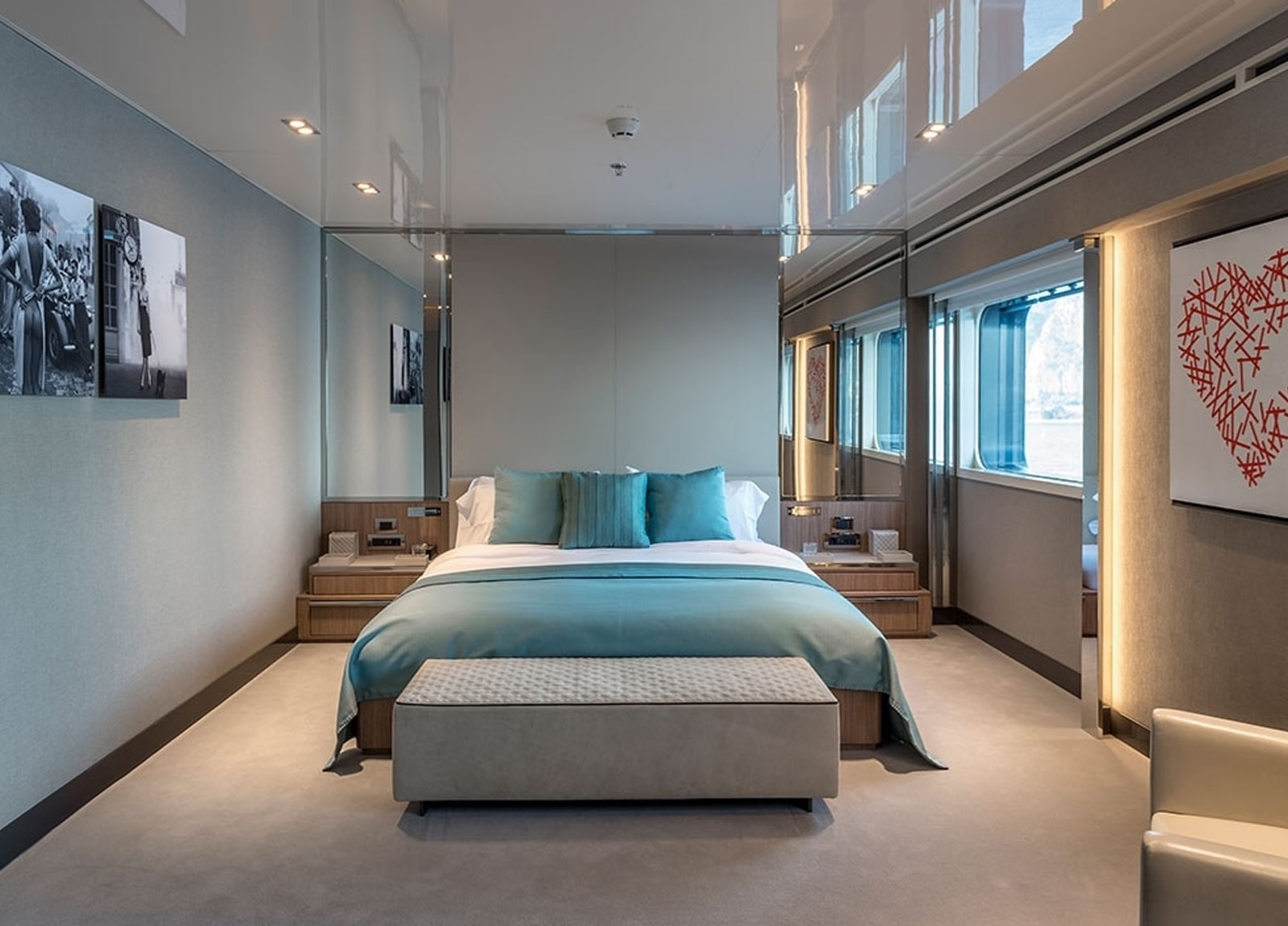 vip kabine luxusyacht serenity 72 Mittelmeer