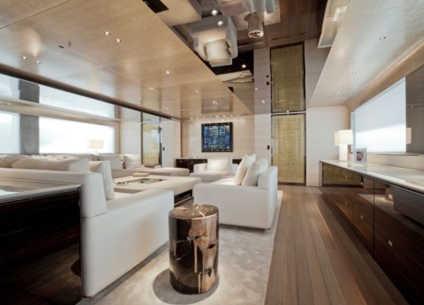 Wohnzimmer luxusyacht charter aslec 4 westliches mitelmeer