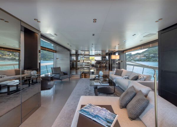 lounge yacht charter luxury sanlorenzo sx88