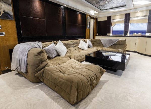 couch luxusyacht parker johnson 150 andiamo