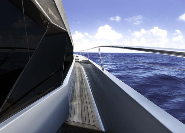 luxusyacht parker johnson 150 andiamo railing