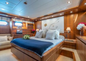 master kabine luxusyacht lex maiora 26m balearic islands