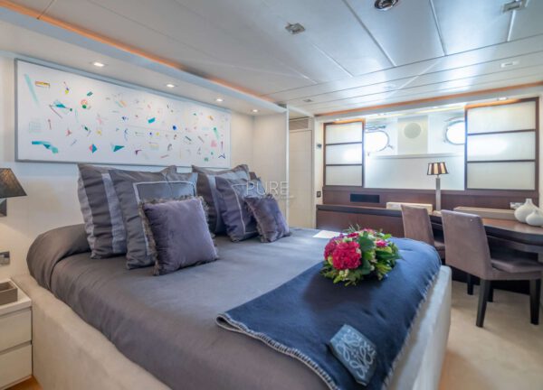 vip kabine luxusyacht lex maiora 26m balearic islands