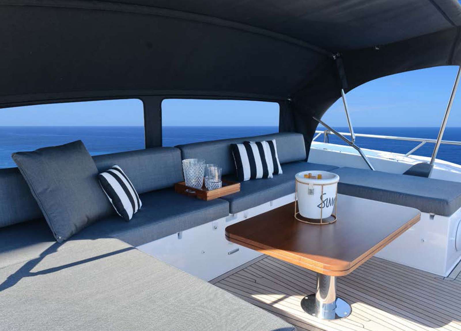 Upperdeck Luxury Yacht azimut 77 makani griechenland