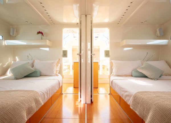 Zweibett Kabine sailing yacht luxury charter miayabi balearic islands