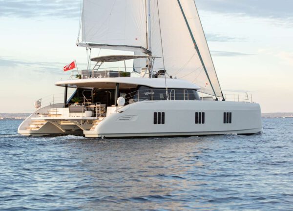 luxury catamaran sunreef 60 sunbreeze balearic islands
