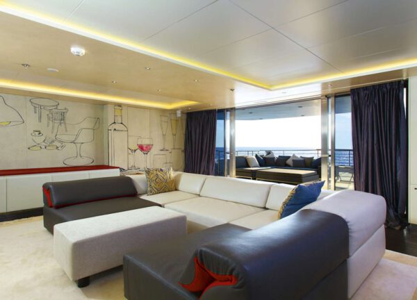 living room luxusyacht charter zepter yacht 50m joyme