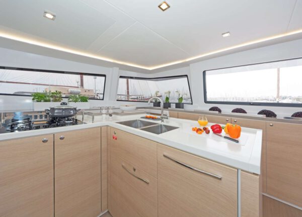 kitchen luxury catamaran bali 5 4 babalu griechenland