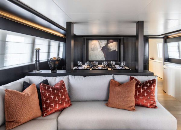 living room luxusyacht bugari 112 project steel