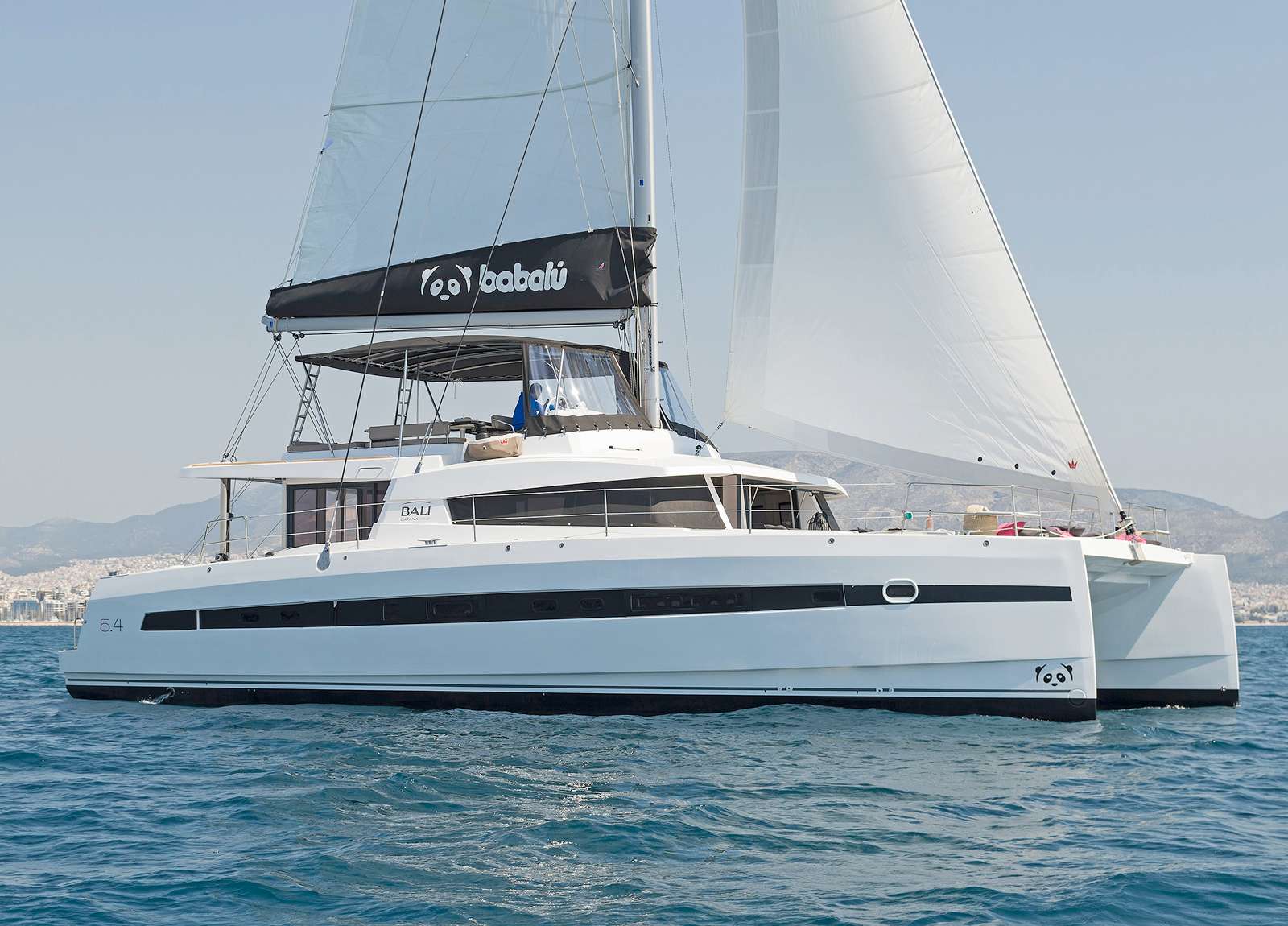 luxury catamaran bali 5 4 babalu griechenland charter