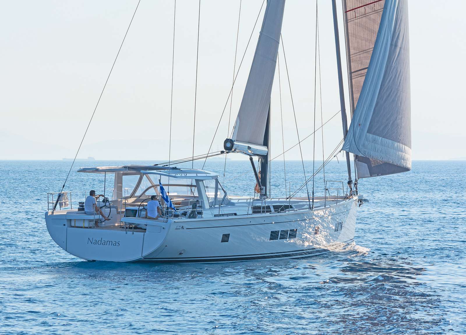 luxusyacht hanse 675 nadamas griechenland