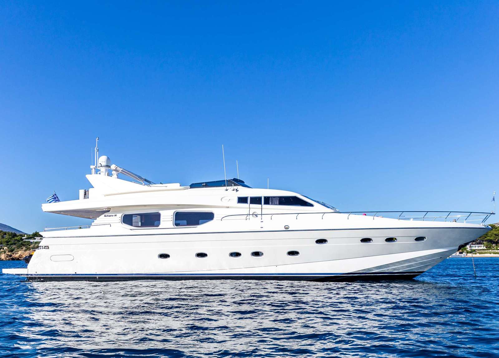 luxusyacht possilipo 80 pareaki charter griechenland